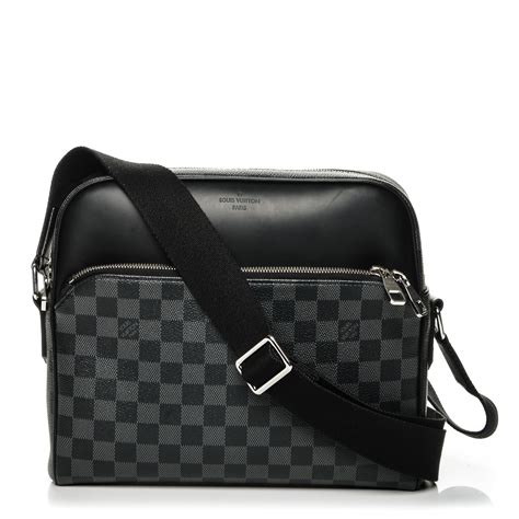 LOUIS VUITTON Damier Graphite Dayton Reporter PM